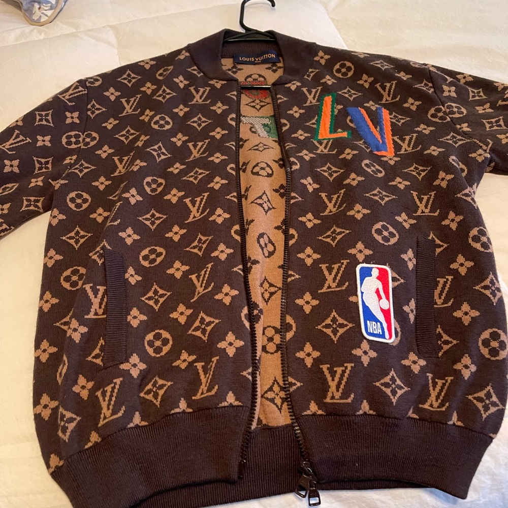 Authentic lv nba sweater